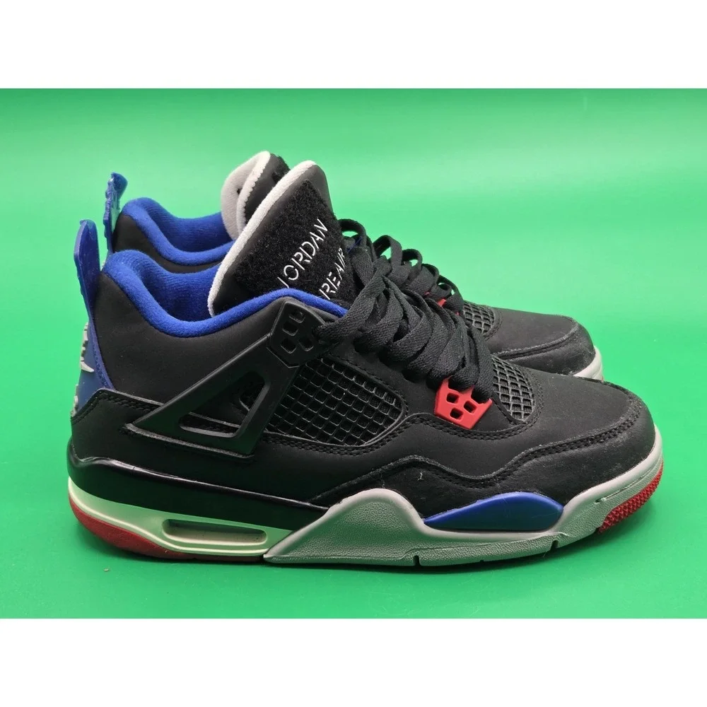 Jordan 4 Retro Rare Air (White Lettering) Men's FV5029-003 Size 6.5 Blue Black